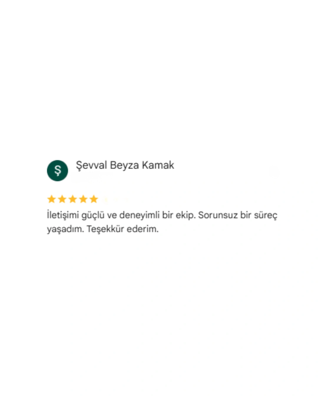 REBOSS Gayrimenkul Google Yorumları