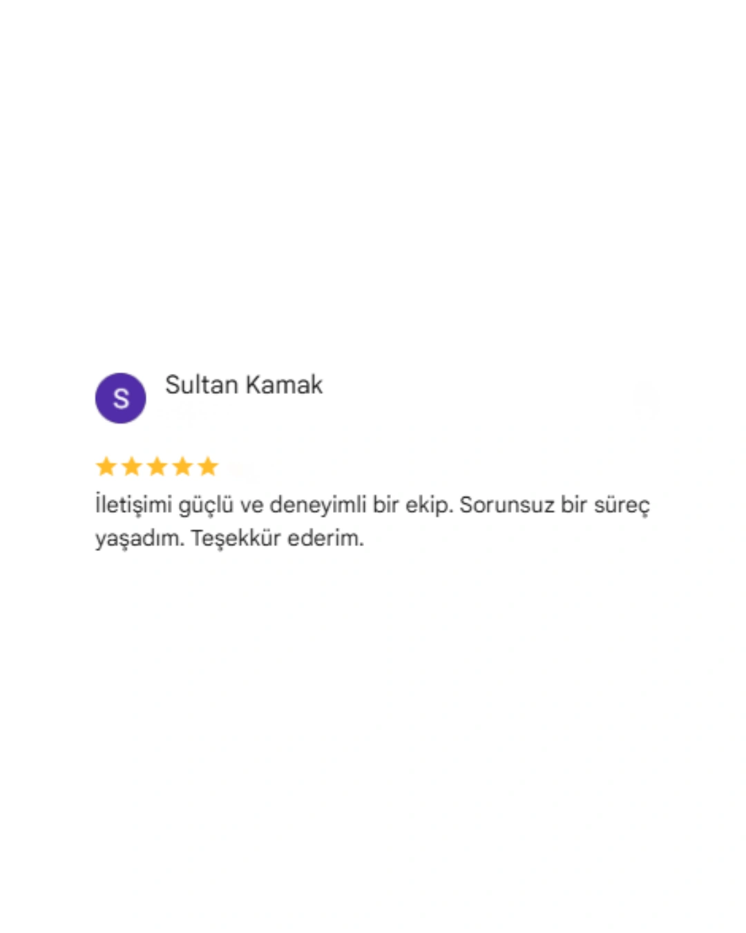 REBOSS Gayrimenkul Google Yorumları