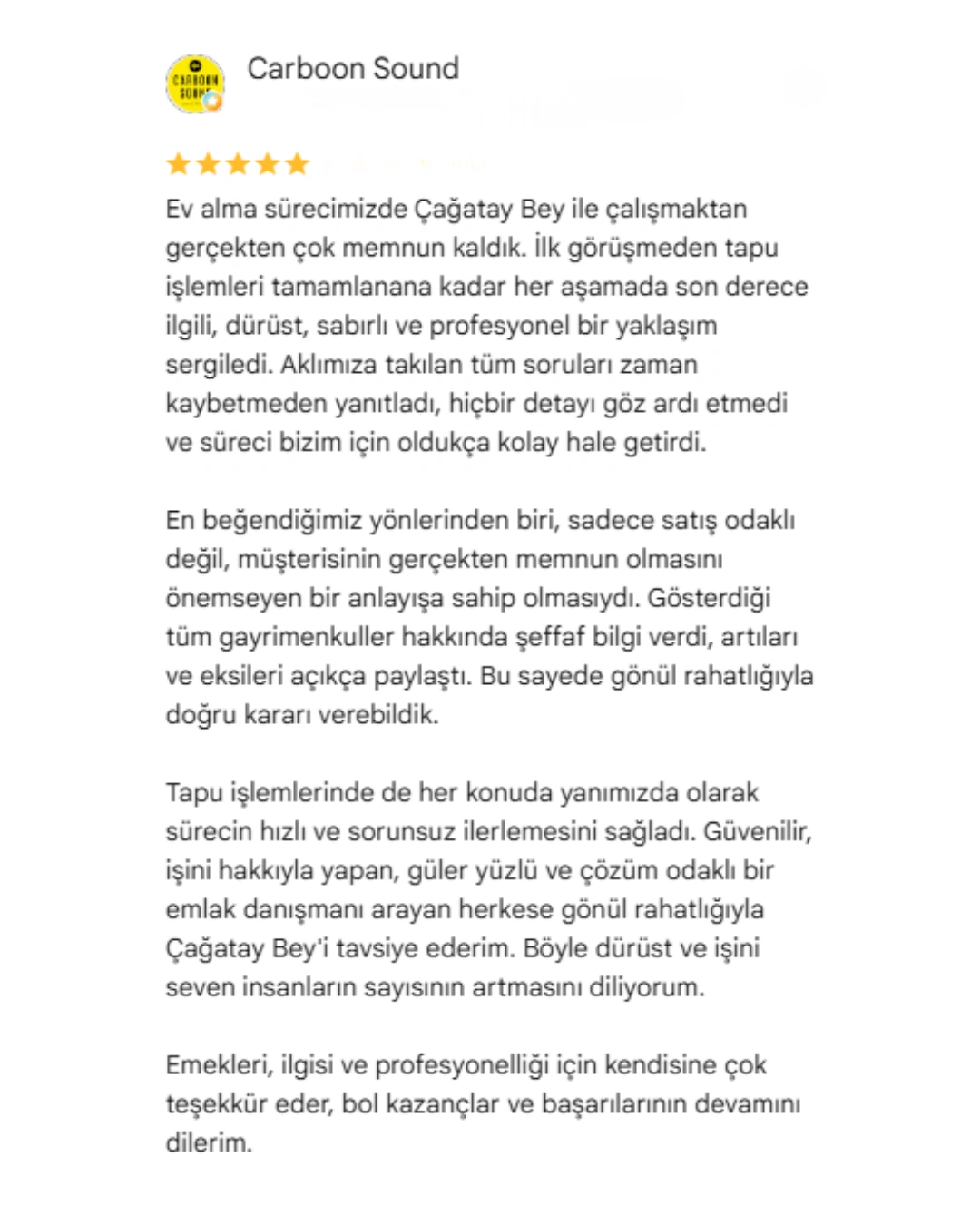 REBOSS Gayrimenkul Google Yorumları