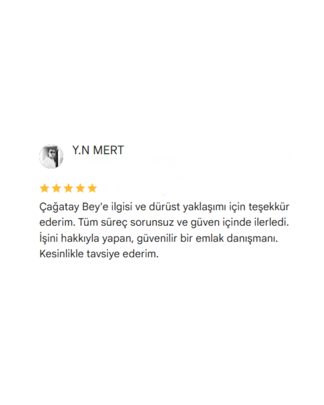 REBOSS Gayrimenkul Google Yorumları